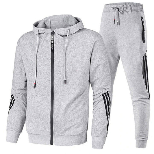 Tracksuit Set - Zip Hoodie and Slim Fit Joggers