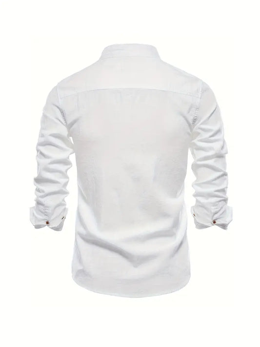 Men's Long Sleeve Slim Fit Shirt