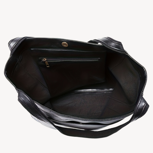 Large Shoulder Work Tote Bag | Structured Everyday Style