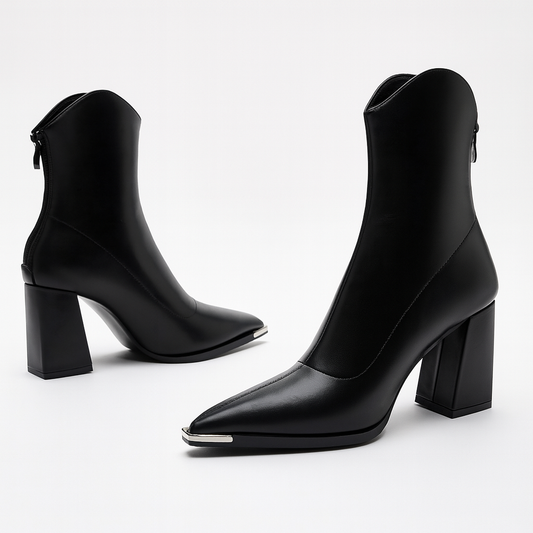 Chelsea Leather Boots | Chrome Tip