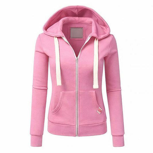 Zip Up Hoodie | Slim Fit with Drawstring Hood