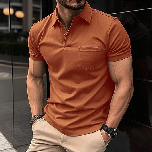 Men's Tight Collared Polo Shirt