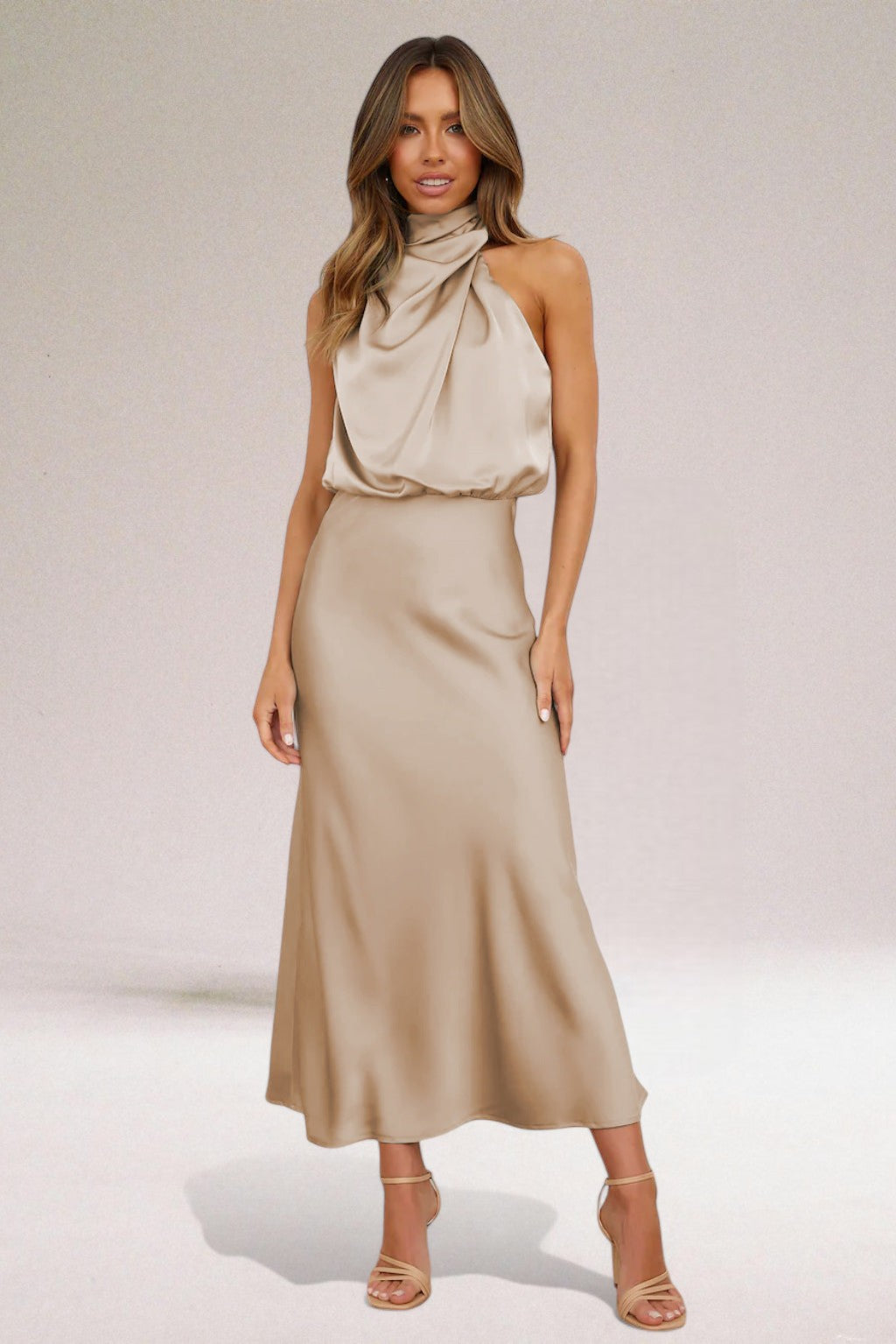 Women's Evening Elegant Wedding Guest Maxi Dress