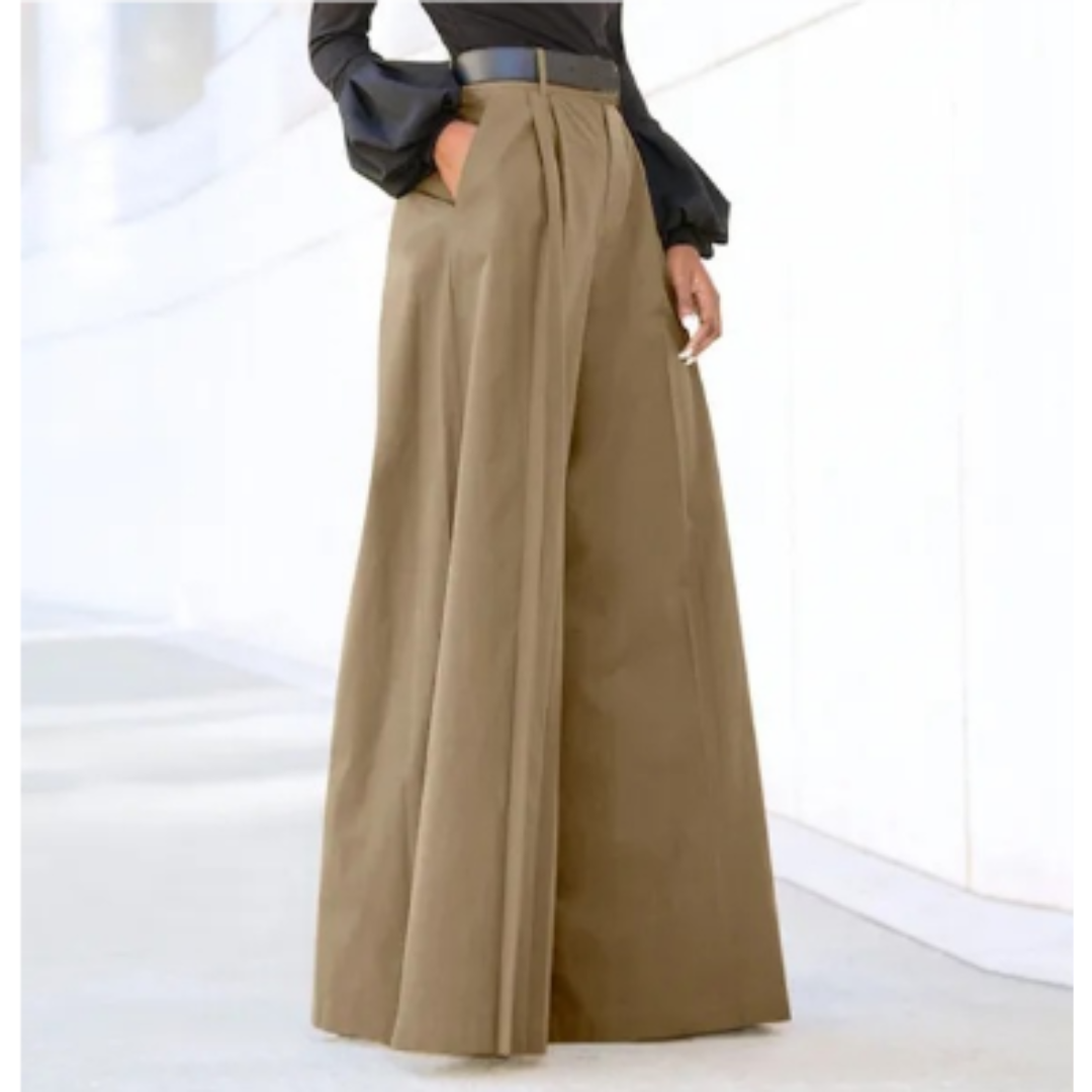 Women's High Waist Wide Leg Trousers