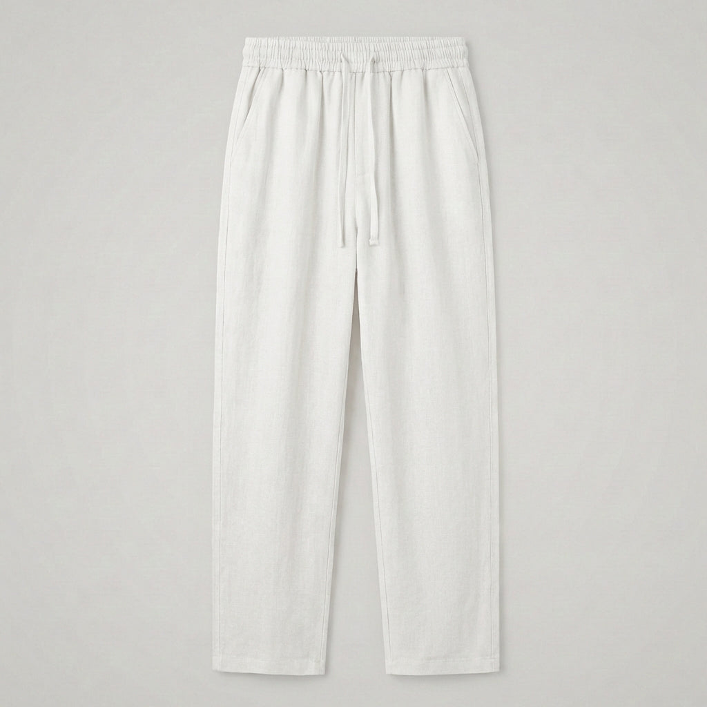 Cropped Linen Pants