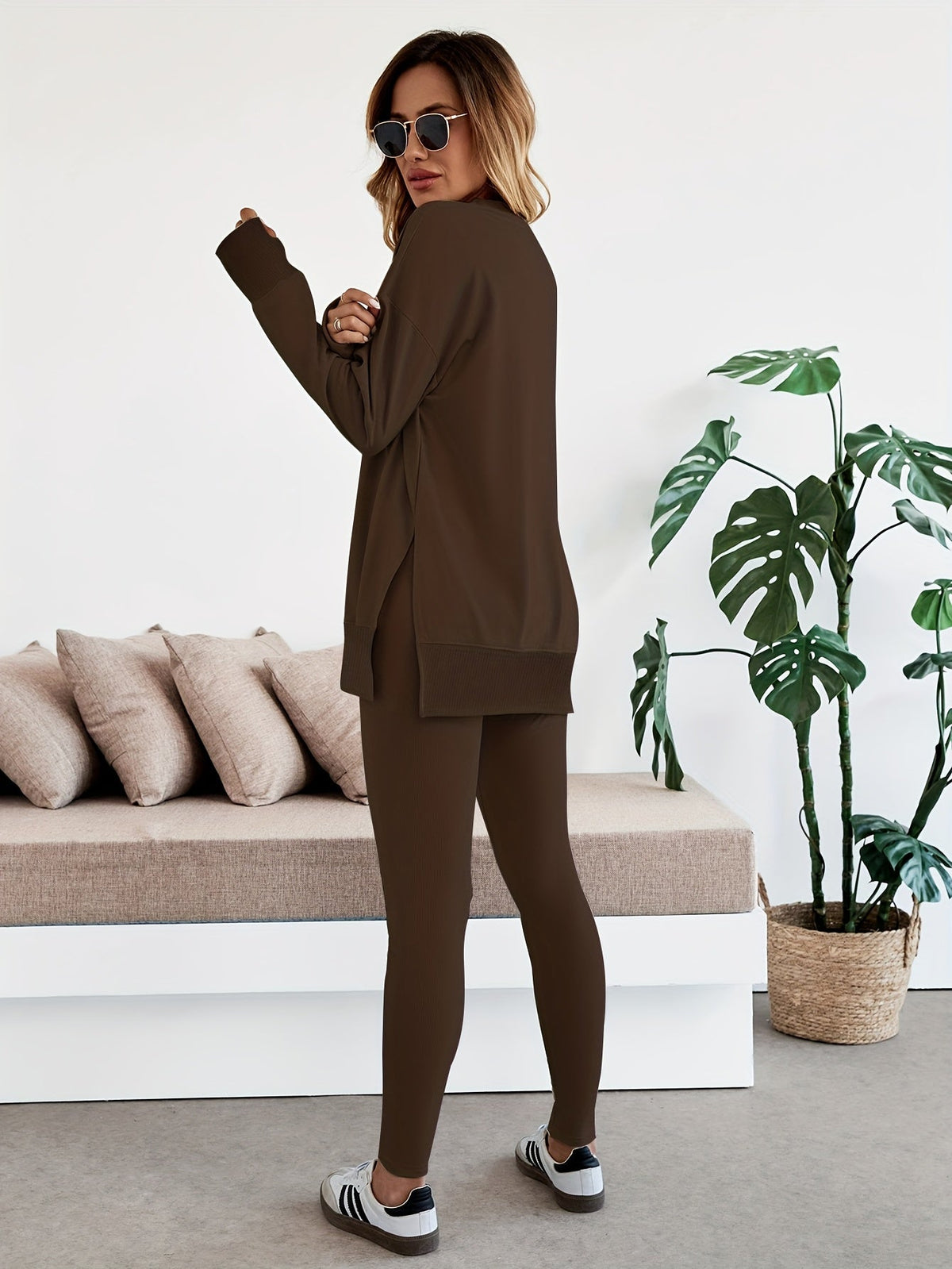 Loungewear Set | Oversized Top with Leggings