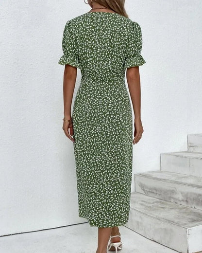 Wrap Dress Women's | Floral V Neck