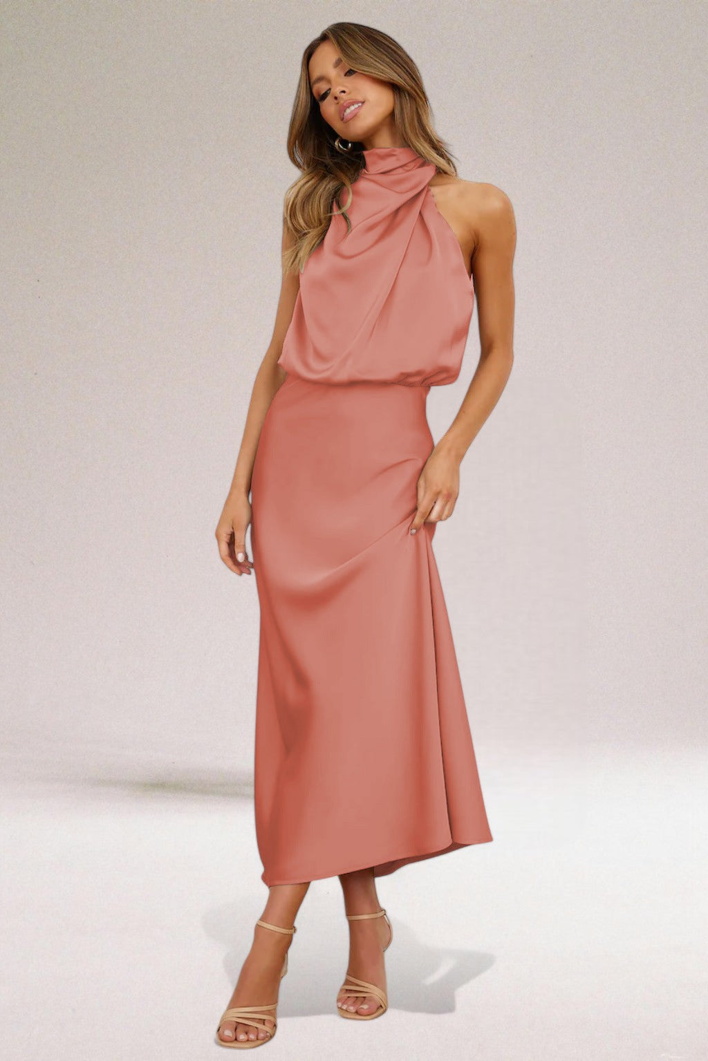 Women's Evening Elegant Wedding Guest Maxi Dress