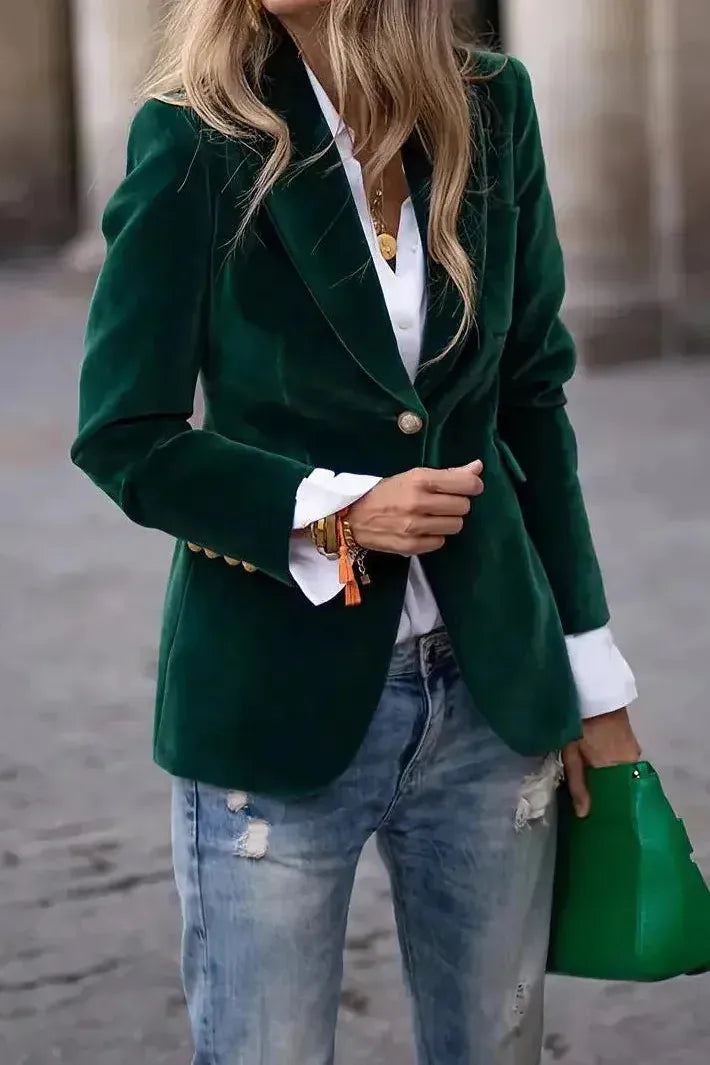 Blazer Jacket | Single Button Tailored