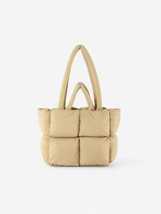 Women's Large Soft Daily Puffer Tote Bag