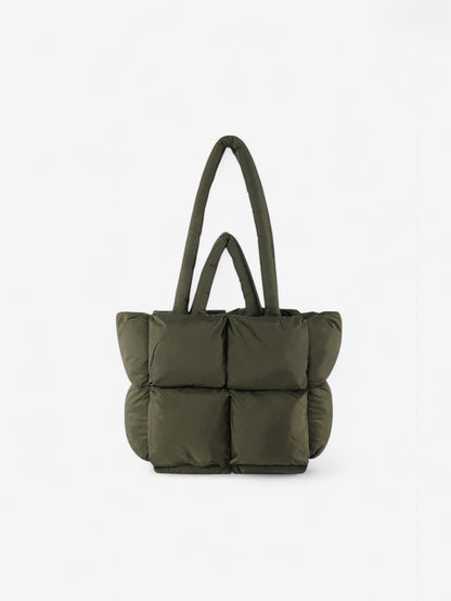 Women's Large Soft Daily Puffer Tote Bag