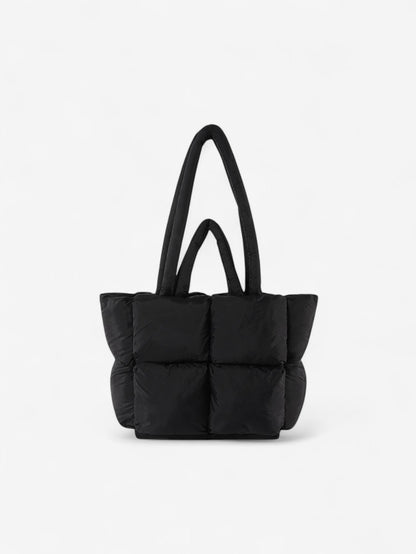 Women's Large Soft Daily Puffer Tote Bag