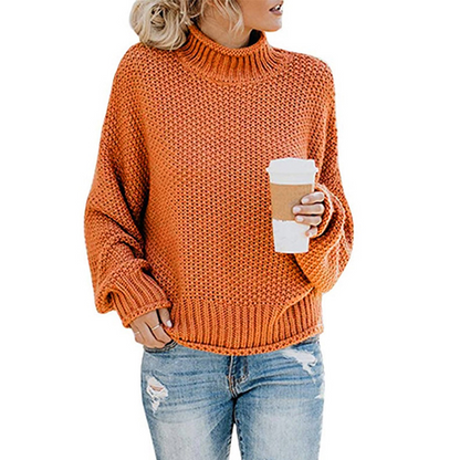 Knit Jumper | High Neck with Relaxed Fit
