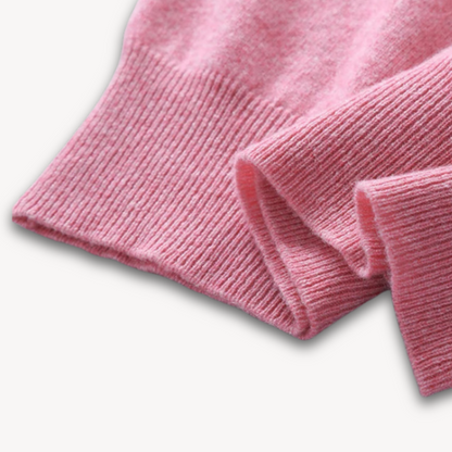 V Neck Pullover Jumper | Slim Fit Layered Collar Look