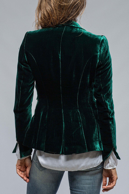 Slim Fit Blazer Jacket | Single Button Classic Style