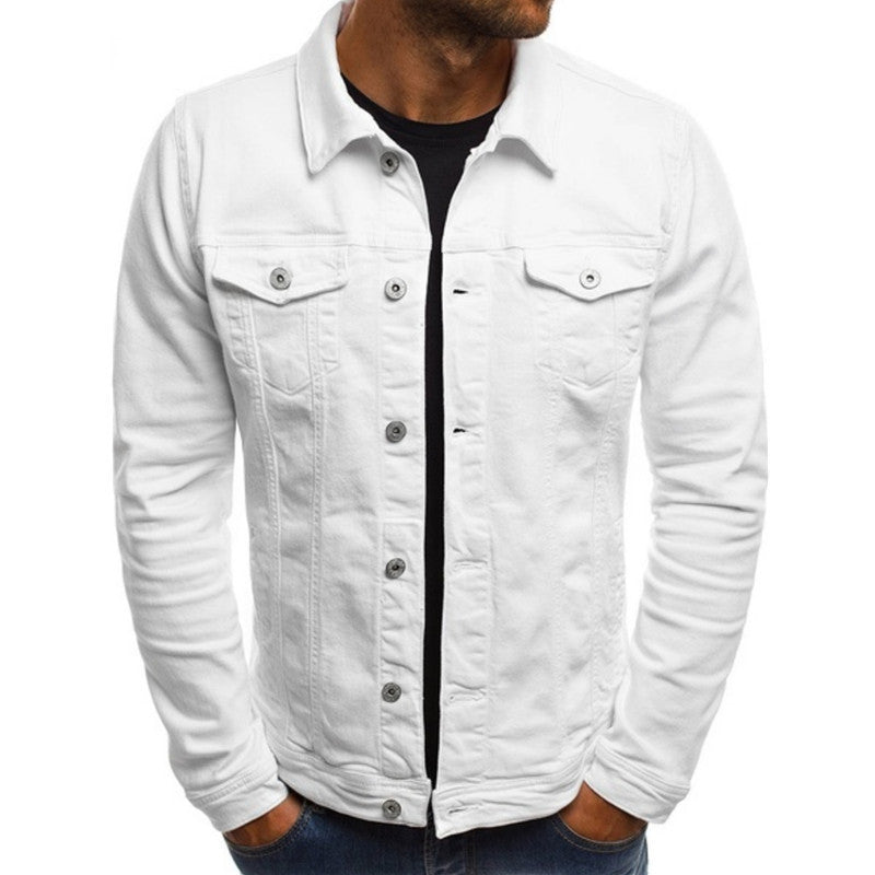 Denim Jacket | Classic Button Front with Flap Pockets