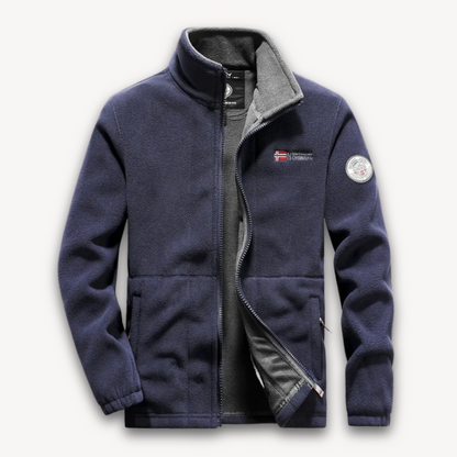 Fleece Jacket | Full Zip with High Collar