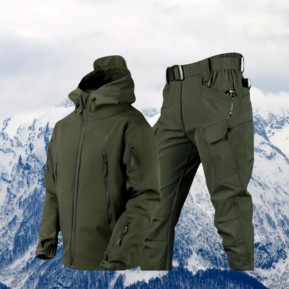 Ski Suit Set | Hooded Jacket with Trousers
