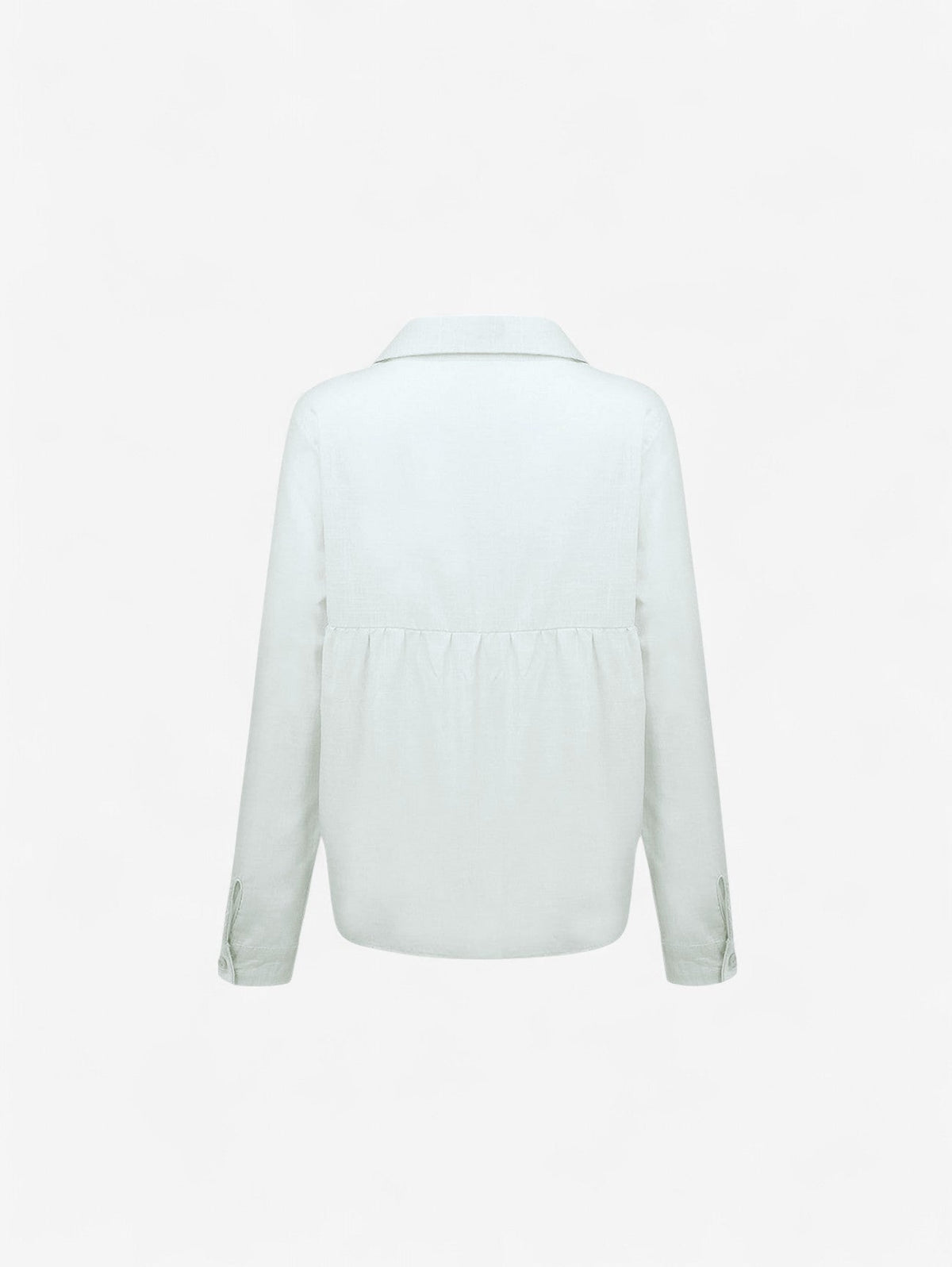 Women's Button Down Long Sleeve Collared Blouse
