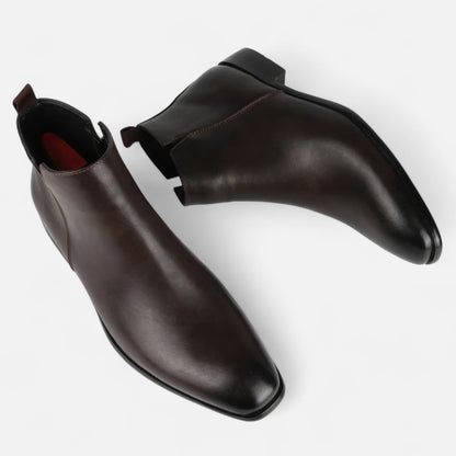 Men’s Chelsea Boots | Square Toe Dress Ankle Boots