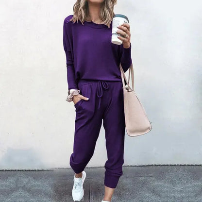Loungewear Set | Relaxed Fit Joggers and Long Sleeve Top