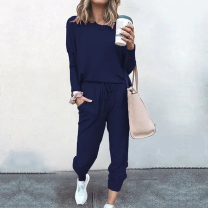 Loungewear Set | Relaxed Fit Joggers and Long Sleeve Top