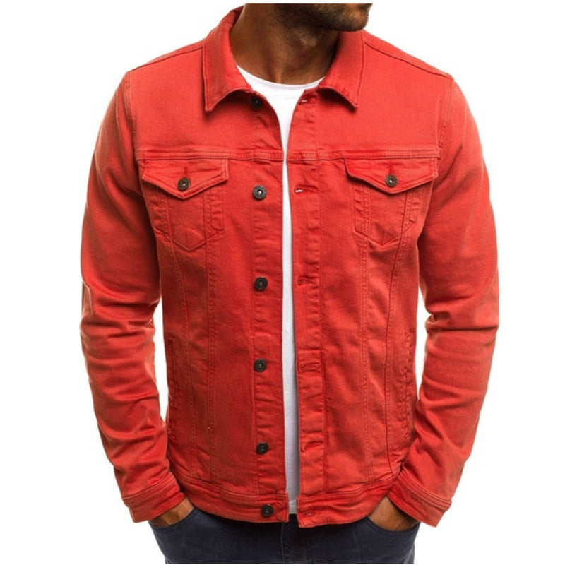 Denim Jacket | Classic Button Front with Flap Pockets