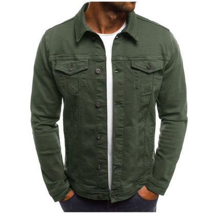 Denim Jacket | Classic Button Front with Flap Pockets