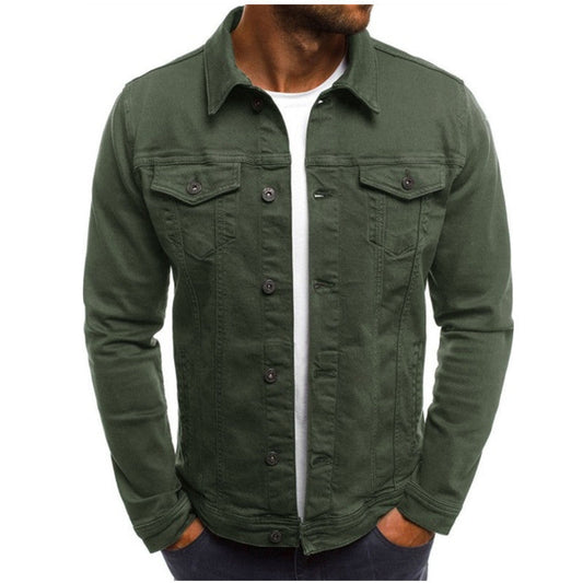 Denim Jacket | Classic Button Front with Flap Pockets