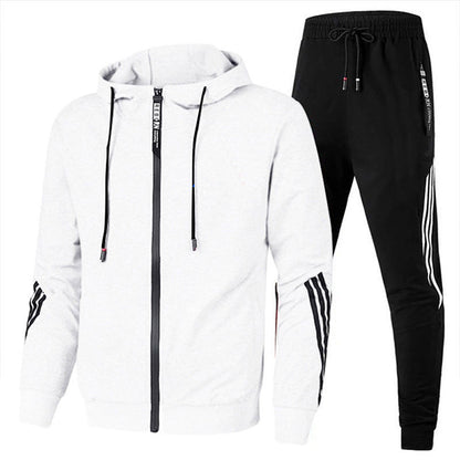 Tracksuit Set - Zip Hoodie and Slim Fit Joggers