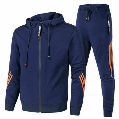 Tracksuit Set - Zip Hoodie and Slim Fit Joggers