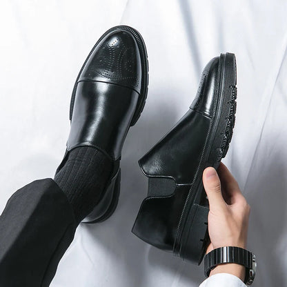 Slip On Dress Shoes | Classic Formal Cap Toe Design