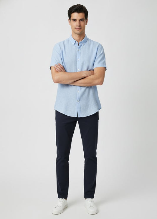 Men's Short Sleeve Casual Shirt