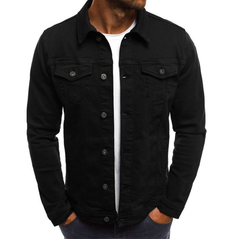 Denim Jacket | Classic Button Front with Flap Pockets