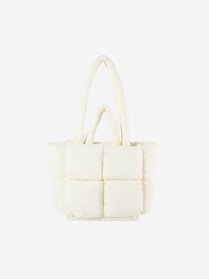 Women's Large Soft Daily Puffer Tote Bag