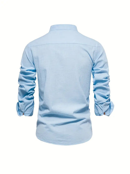 Men's Long Sleeve Slim Fit Shirt