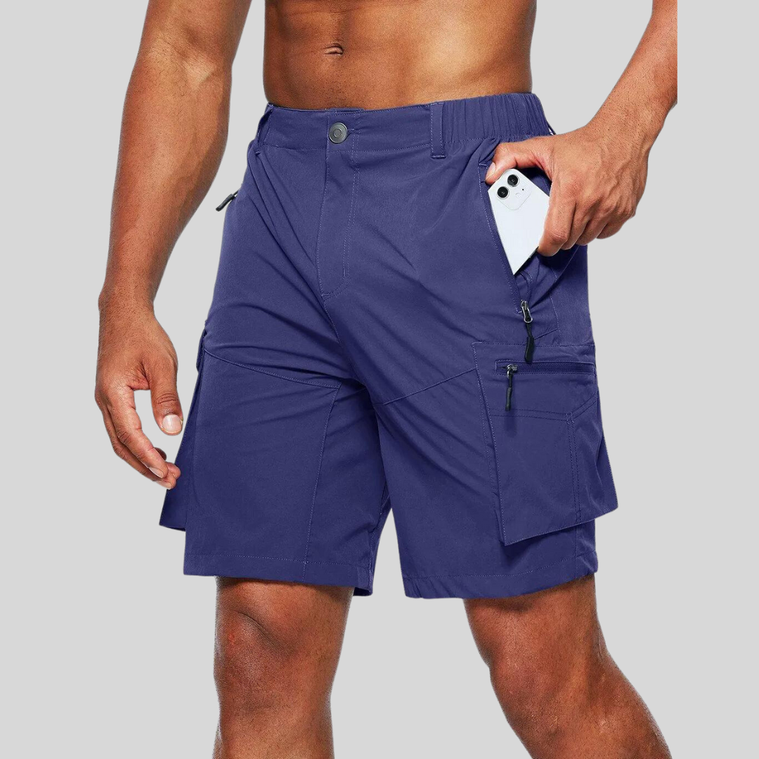 Men's Zip Pockets Cargo Shorts