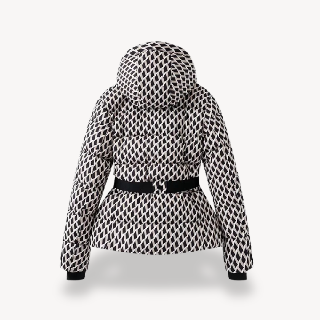 Puffer Jacket | Belted Hooded Style for Winter