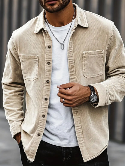 Men’s Trucker Jacket | Shirt Jacket Overshirt For Layering And Casual Wear