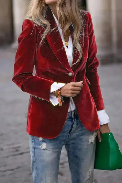 Blazer Jacket | Single Button Tailored
