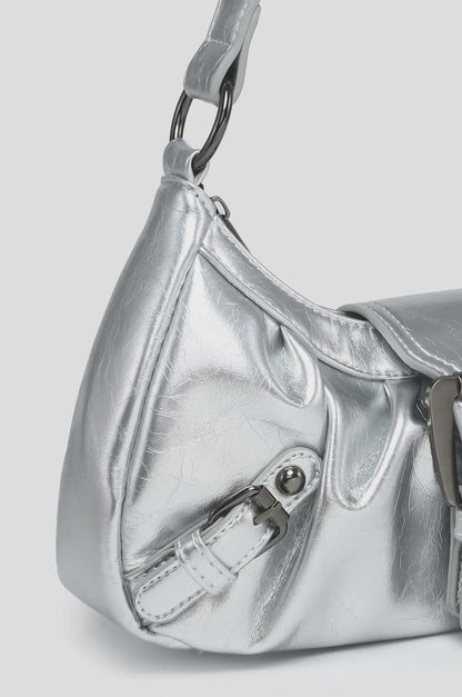 Shoulder Bag | Front Buckle with Structured Shape