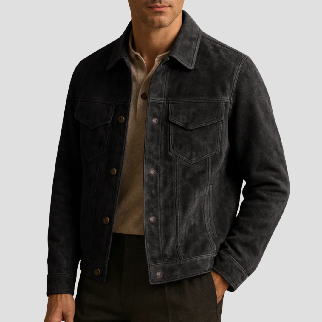 Men’s Trucker Jacket | Button Up Casual Outer Layer