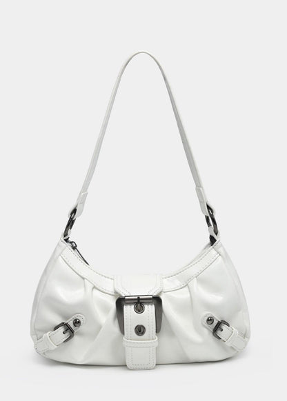 Shoulder Bag | Front Buckle with Structured Shape