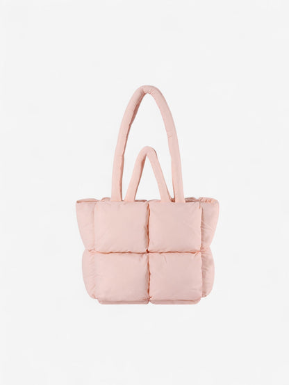 Women's Large Soft Daily Puffer Tote Bag