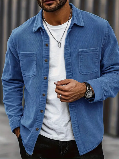 Men’s Trucker Jacket | Shirt Jacket Overshirt For Layering And Casual Wear