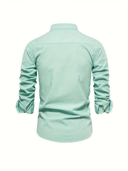 Men's Long Sleeve Slim Fit Shirt