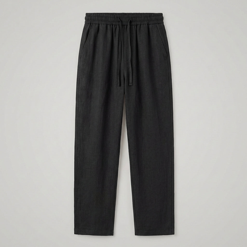 Cropped Linen Pants