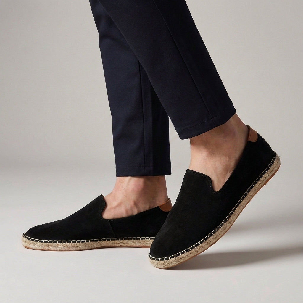 Men’s Suede Slip-On Espadrilles
