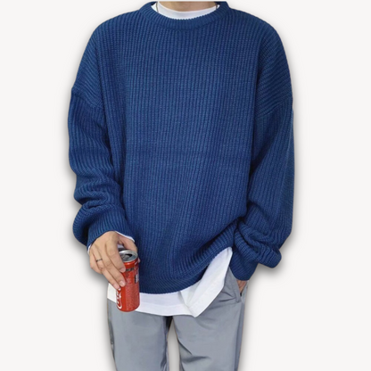 Oversized Knitted Jumper | Casual Loose Fit Pullover