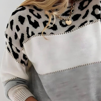 Knit Jumper | Modern Fit with Bold Pattern